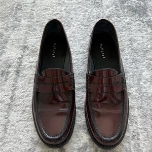Worn Once - Maguire Burgundy Loafers